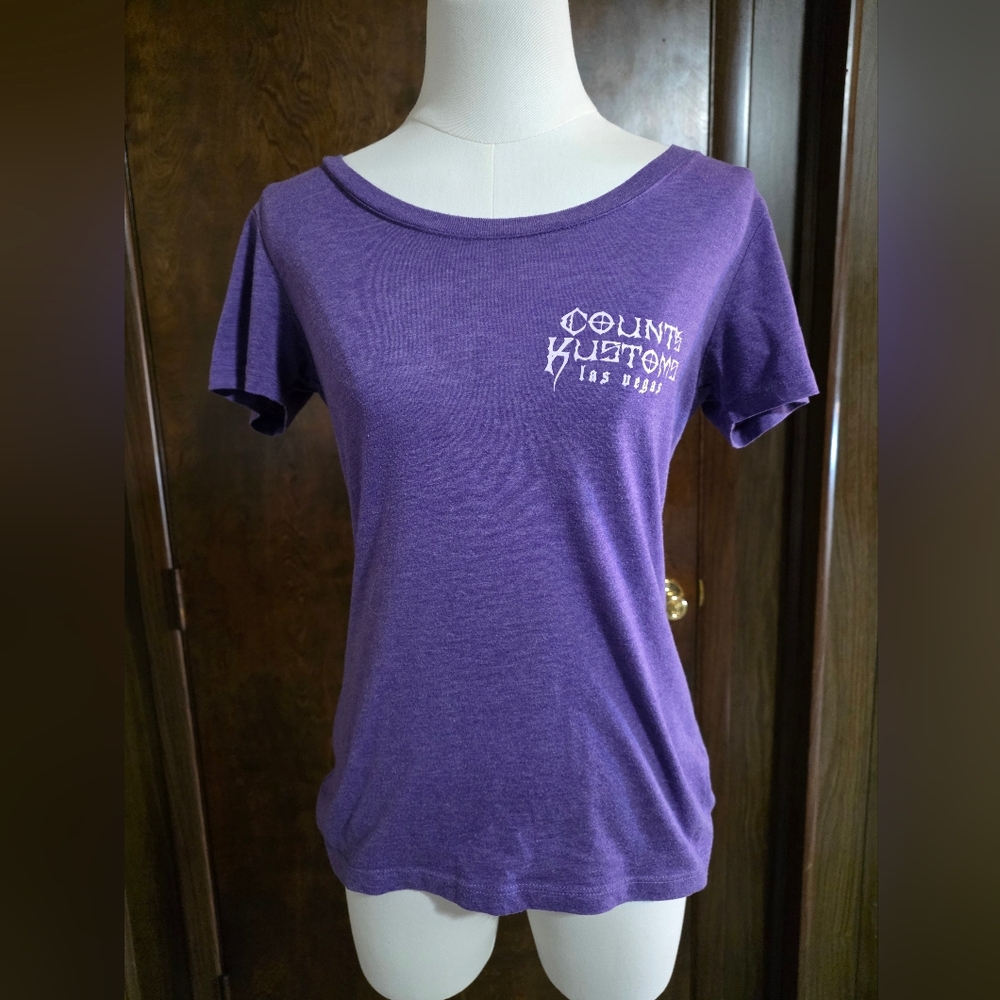 Women's Purple Short Sleeve Tee